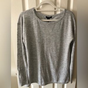 Crew neck, tunic length sweater